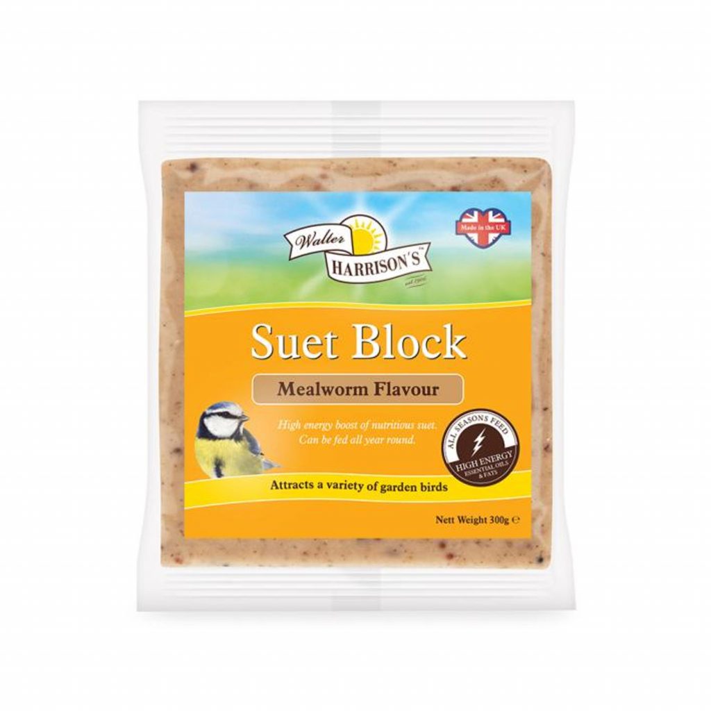 Harrisons Suet Block with Added Mealworms 300g Jakes Dog Treats