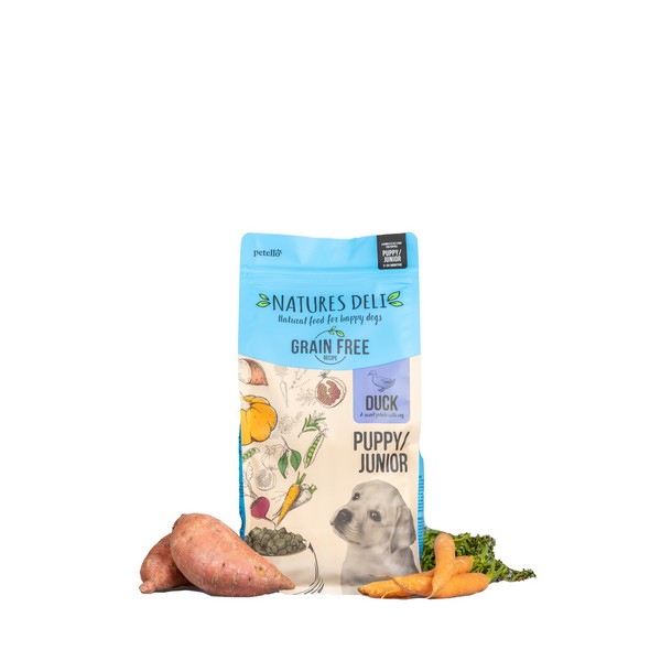 Natures Deli Grain Free Duck & Sweet Potato Puppy/Junior 2kg Jakes