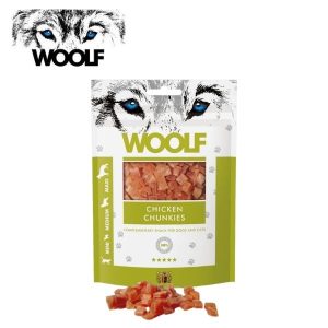 Woolf Chicken Chunkies Dog Treats 100g
